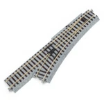 Kato 2-840 Ho #4 Manual Left Turnout With 490MM (19 1/4") Radius Curve Unitrack. Fixed Price $27.75.
