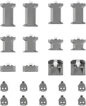 Kato Gauge Gradient Pier Basic Set 23-015-1 Railway Model Supplies. Fixed Price $16.40.
