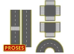 Bachmann Proses Scale New 2026 Asphalt Road Set Uv-printed Pvc 39125. Fixed Price $36.22.