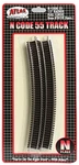 N Scale Atlas 2018 Code 55 15" Radius Full Curve 6 Pcs. Fixed Price $9.78.