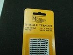 Micro- Engineering #15-506 Scale Turnout Rh #6 Frog CODE-55. Fixed Price $49.95.