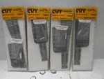 (2) Ho Scale Central Valley Curvable Code 83 Switch Kit, #6L-NEW!. Fixed Price $30.00.