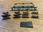 Tyco 17PC Bridge & Trestle Set #909-109-S. Fixed Price $5.00.