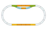 Piko 35300 G Scale Station Track Set. Fixed Price $243.99.