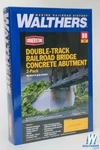 Walthers 933-4553 Double Track Bridge Abutment Kit Ho Scale Train. Fixed Price $23.99.