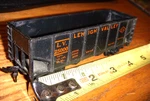 Marx: Lehigh Valley L.v. #25000 Black Coal Hopper Scale.no Load Orange Letter. Fixed Price $14.85.