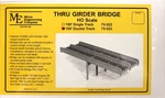 Micro Engineering Ho Thru Girder, 100" Two Span Double Track (75-523). Fixed Price $57.95.