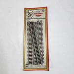Ahm Ho Scale 4 Piece Steel Rail 9" Straight Track Section Sealed. Fixed Price $8.49.