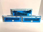Ho Marklin 5106 Ten Straight Track Sections 10X 1/1 Metal Base. Fixed Price $24.00.
