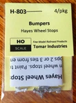 Tomar Ho #H-803 Bumpers (4 Hayes Wheel Stops) Made Usa. Fixed Price $5.00.