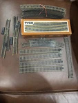Tyco - Vtg Ho Scale Electric Train Straight & Curve Track Switch More. Fixed Price $40.00.