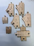 Vintage Thomas & Friends Wooden Railway Clickety Clack Switch Learning Curve. Fixed Price $28.99.