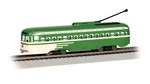 Bachmann Ho Pcc Streetcar - Green & Cream Dcc Ready 60513 New. Fixed Price $121.72.