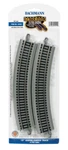 Bachmann 44501 Ho E-z Track 18" Radius Nickel Silver Gray Pack New. Fixed Price $8.99.