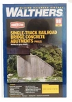 Ho Scale Walthers Cornerstone 933-4551 Single Track Bridge Concrete Abutments. Fixed Price $19.53.
