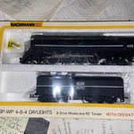 Bachmann Ho Sp-wp 4-8-4 Western Pacific Daylight Operating Headlight Runs Video. Fixed Price $105.00.