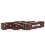 Athearn ATH28041 Rtr 45' Container - Crowley #2 (3) Ho Scale. Fixed Price $44.99.
