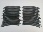 Lot Of 12 Ho Scale Bachmann Ez Track 18" R30 Curve. Fixed Price $24.00.