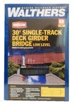 Ho Scale Walthers Cornerstone 933-4505 30' Single Track Deck Girder Bridge Kit. Fixed Price $16.98.