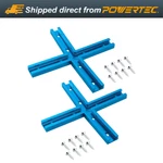 Powertec 71704 T-track Intersection Kit With Mounting Screws, 2 Sets. Fixed Price $23.97.