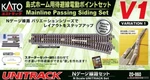 Kato 20-860 Unitrack V1 Mainline Side / Passing Siding Set. Fixed Price $86.53.