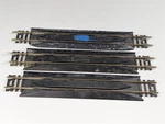 Atlas No. 44 Lot Of 3 Rerailer 9" Tracks Code 100 Nickel W/ Black Ties Ho. Fixed Price $14.00.