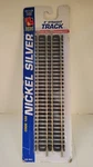 Ho Scale Pcs 9" Straight Track, Code 100 Nickel Silver Brand New 433-3001. Fixed Price $16.35.