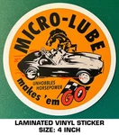 Micro-lube Unhobbles Horsepower Laminated Vinyl Decal Sticker Racing-ac Cobra. Fixed Price $9.42.