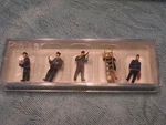 Preiser Ho #10558 / 1940S-70S Railroad Personnel PKG(5). Fixed Price $26.09.