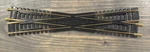 Ho Scale Vintge Atlas #4 Custom Line Brass 12 1/2 Degree Left Cross-over Track. Fixed Price $12.50.