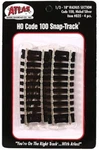 Atlas #835 1/3 Section 18" Radius Track, 4 Pack, Code 100 Rails, Ho Scale. Fixed Price $7.50.