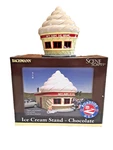 Bachmann Scale Scene Scapes Ice Cream Stand Chocolate Resin (CC-24. Fixed Price $20.00.