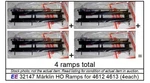 New 321470 Rklin Ho Ramps (4 Each) F 4612 And 4613 Auto Transport Cars. Fixed Price $21.77.