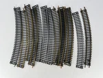 Garnet Feller Ho Scale Lot Of (14) 18" Curved Track Good Condition. Fixed Price $8.49.