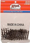 Atlas Code 83 Flex Track End Tie (12) - Ho Scale Nickel Silver Model Train. Fixed Price $5.21.