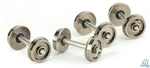 New Walthers 36" Turned Metal Wheelsets W/axles (12) Ho Scale Free Us Ship. Fixed Price $18.49.
