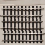 Aristo-craft Gauge Straight Track Black/silver Aluminum 3 Pcs. Fixed Price $35.00.