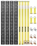 Tie Down Kit 5 16PCS Steel Rails Slots Rings Vevor Tracks. Fixed Price $129.99.
