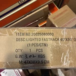 Lionel 2025080 Lighted Fastrack 40" X 50" Oval Pack O36 Curve New Sealed. Fixed Price $158.50.