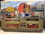 Ho Scale Bachmann 647 Santa Fe Flyer Train Set With Steel E-z Track. Fixed Price $100.00.