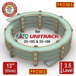 N Helix For Kato 20-185 Double Track R:447/480MM Similar Height: 33CM/13". Fixed Price $360.00.