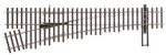 Walthers Track 948-70013 Ho Code #4 Turnout Left. Fixed Price $31.99.