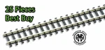 Atlas 2810 Z Scale Code 55 24" Super-flex Bulk Model Train Track 25 Pieces. Fixed Price $165.00.
