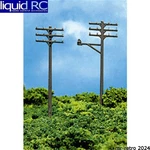 Atlas Trains 2801 Telephone Poles Set Of 12. Fixed Price $9.98.