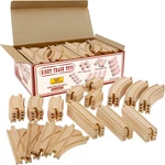Wooden Train Track 52 SET-18 Feet Of Expansion Distinct. Fixed Price $65.99.