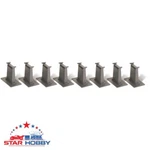 Bachmann 44472 8-PIECE Tall Pier Set (ho Scale). Fixed Price $23.00.