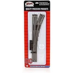 Atlas Ho Code 83 Snap-switch Manual Turnout 22IN Radius, Right Hand 545. Fixed Price $26.98.