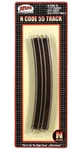 Atlas #2022 17.5" Radius Full Curve Track Sections (6 Pcs) Code 55 - Scale. Fixed Price $10.50.