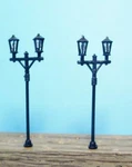 New Led Ho Scale Lamp Street Cast Iron Look Lights 8 W/diagram 16V 2LC. Fixed Price $6.86.