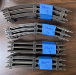 21 Marx Train Tracks 3 Rail O 9" Straight And Curved 1950S Vintage. Fixed Price $29.99.